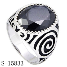 Bague en argent sterling 925 de haute qualité pour homme